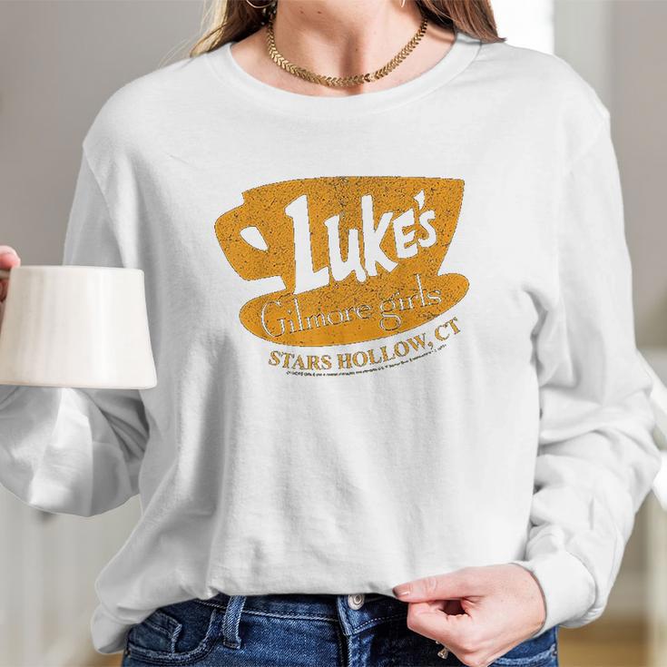 Gilmore Girls Lukes Stars Hollow Long Sleeve T-Shirt Gifts for Her