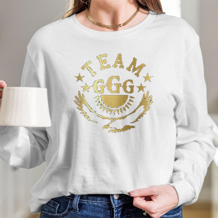 Golovkin Team Ggg Boxing Long Sleeve T-Shirt Gifts for Her