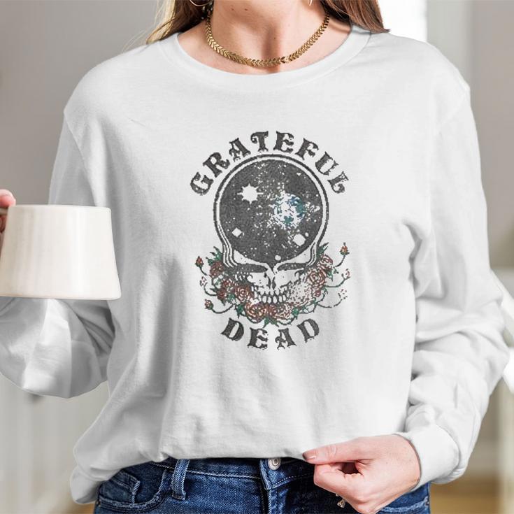 Grateful Dead Space Skull Long Sleeve T-Shirt Gifts for Her