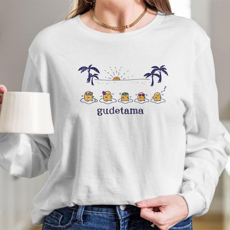 Gudetama Hula Long Sleeve T-Shirt Gifts for Her