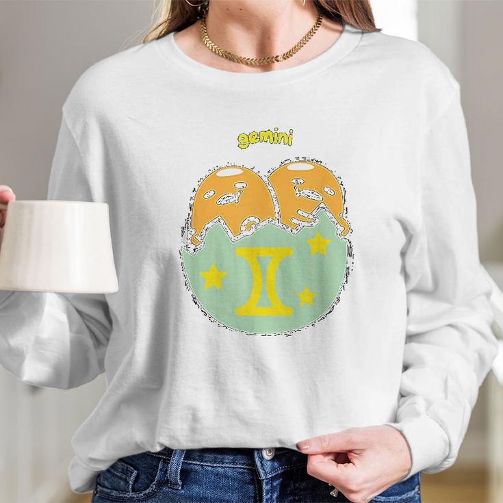 Gudetama Zodiac Gemini Long Sleeve T-Shirt Gifts for Her