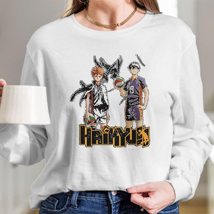 Haikyuu Sport Long Sleeve T-Shirt Gifts for Her