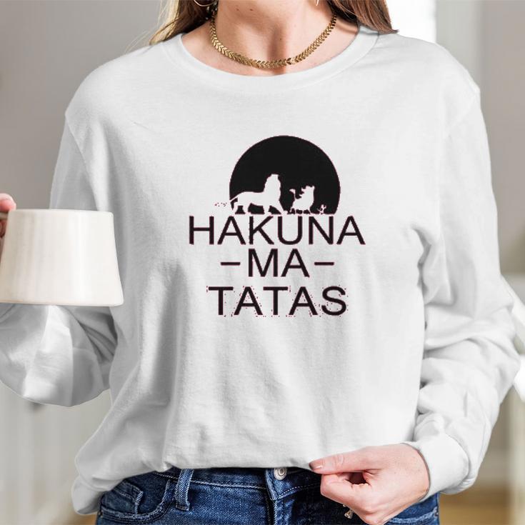 Hakuna Ma Tatas Funny Long Sleeve T-Shirt Gifts for Her