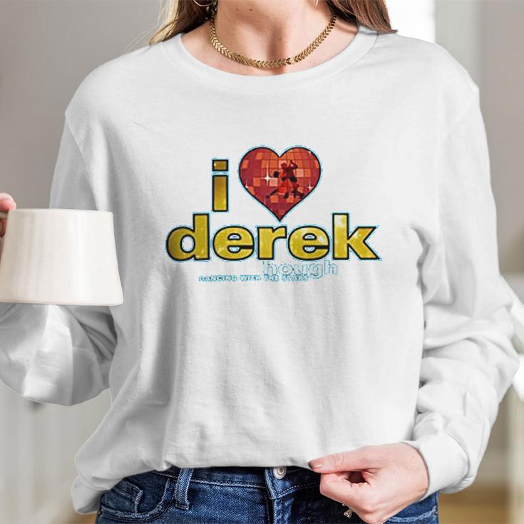 I Heart Derek Long Sleeve T-Shirt Gifts for Her