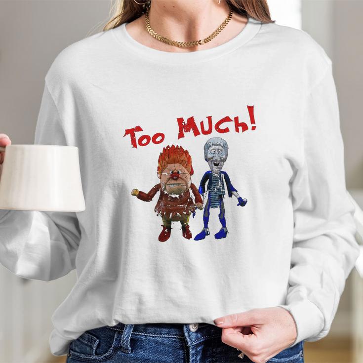 Heat Miser And Snow Miser From The Year Without A Santa Claus Long Sleeve T-Shirt Gifts for Her