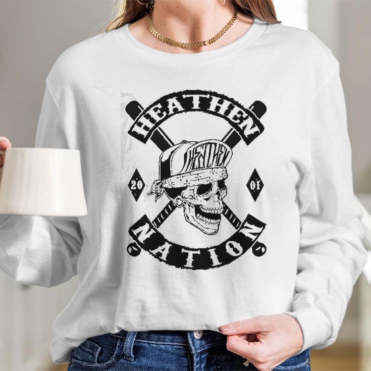 Heathen Nation Automotive Retro Long Sleeve T-Shirt Gifts for Her