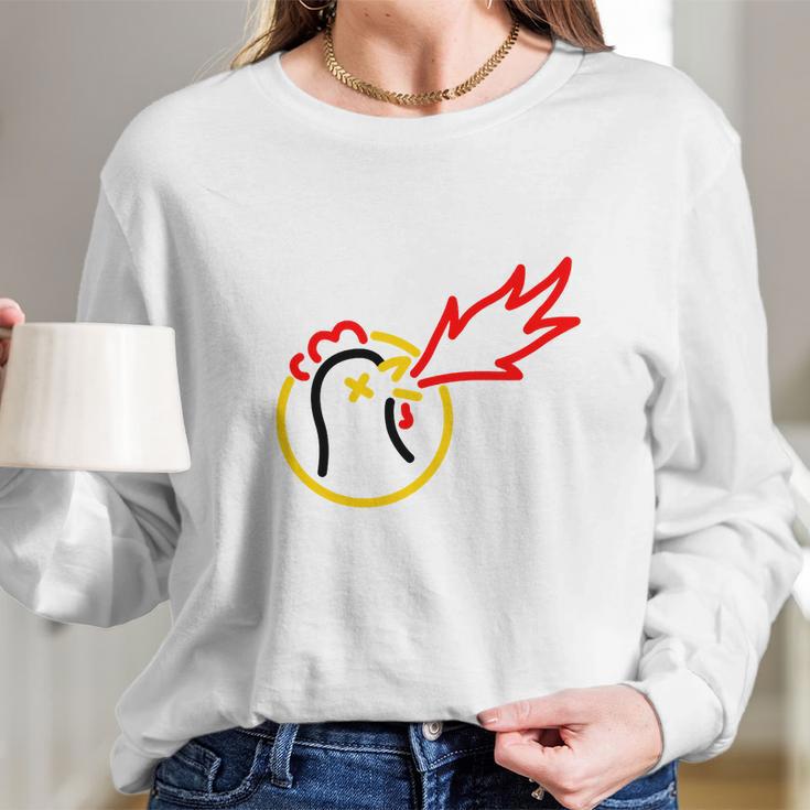 Hot Ones Basic Line Art Long Sleeve T-Shirt Gifts for Her