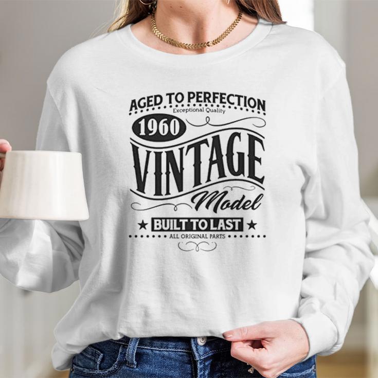 My Icon 1960 Vintage Model Born In Birth Long Sleeve T-Shirt Gifts for Her