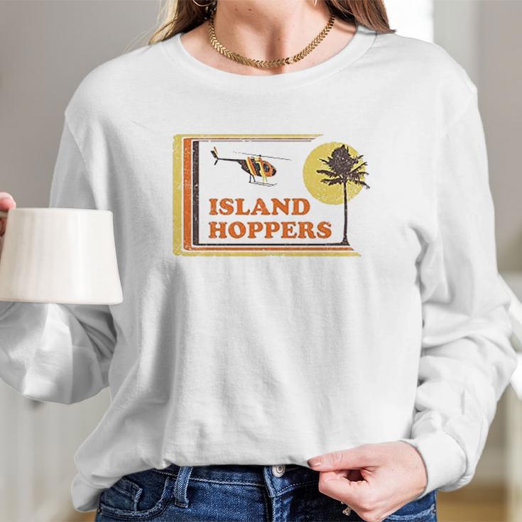 Island Hoppers Hawaii Long Sleeve T-Shirt Gifts for Her