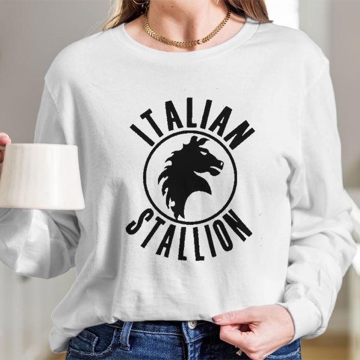 Italian Stallion Rock Long Sleeve T-Shirt Gifts for Her