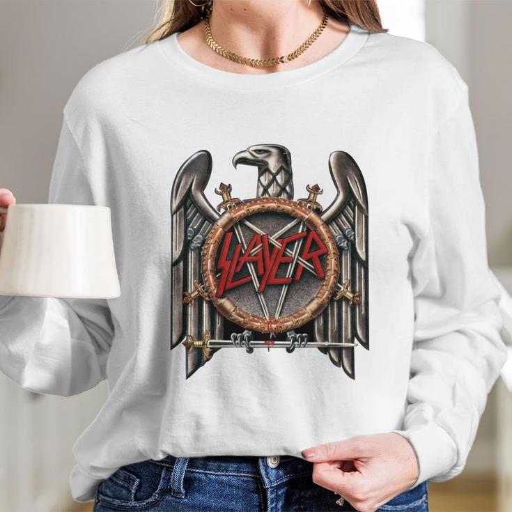 Jeff Hanneman Slayer Long Sleeve T-Shirt Gifts for Her