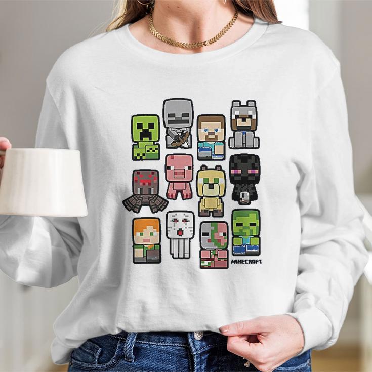 Jinx Minecraft Bobble Mobs Roll Long Sleeve T-Shirt Gifts for Her