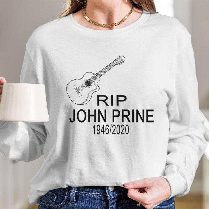 John Prine Rip Memorial Gift T-Shirt Long Sleeve T-Shirt Gifts for Her