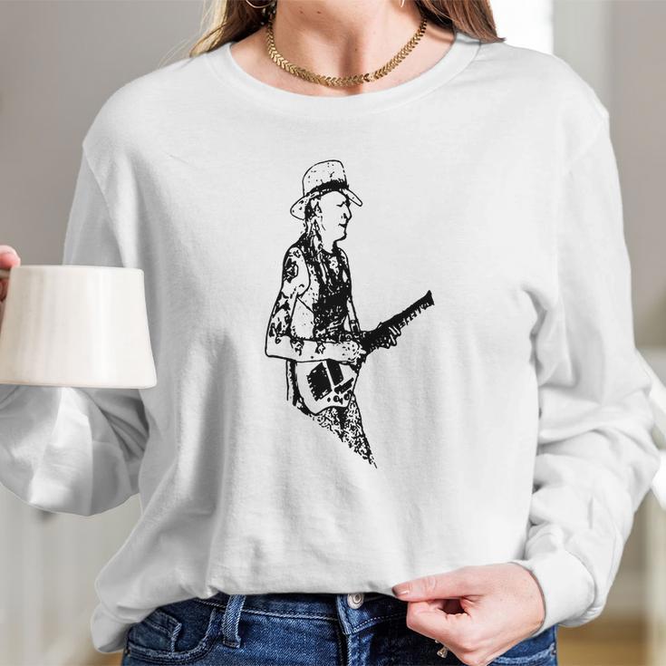 Johnny Winter Long Sleeve T-Shirt Gifts for Her