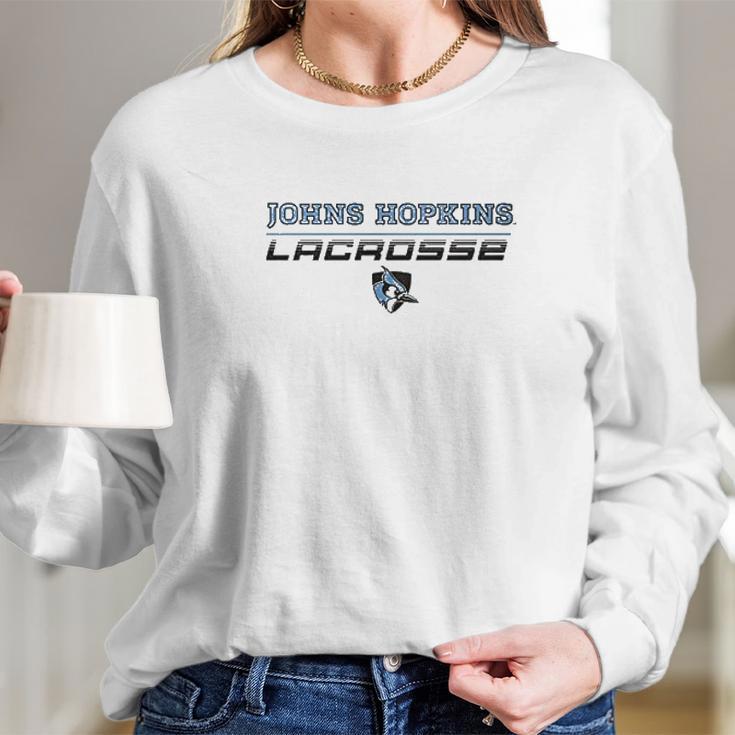 Johns Hopkins Lacrosse Long Sleeve T-Shirt Gifts for Her