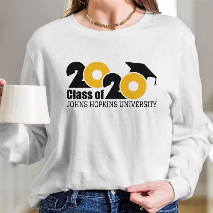 Johns Hopkins University Class Of Graduation 2020 Long Sleeve T-Shirt Gifts for Her