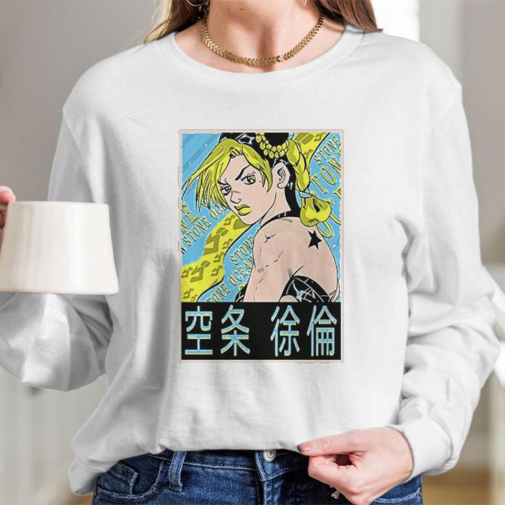 Jojos Bizarre Adventure Jolyne Cujoh Long Sleeve T-Shirt Gifts for Her