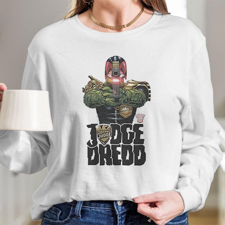 Judge Dredd In My Sights Long Sleeve T-Shirt Gifts for Her