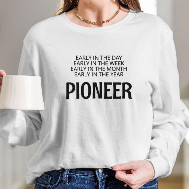 Jw Jehovahs Witness Pioneer Long Sleeve T-Shirt Gifts for Her