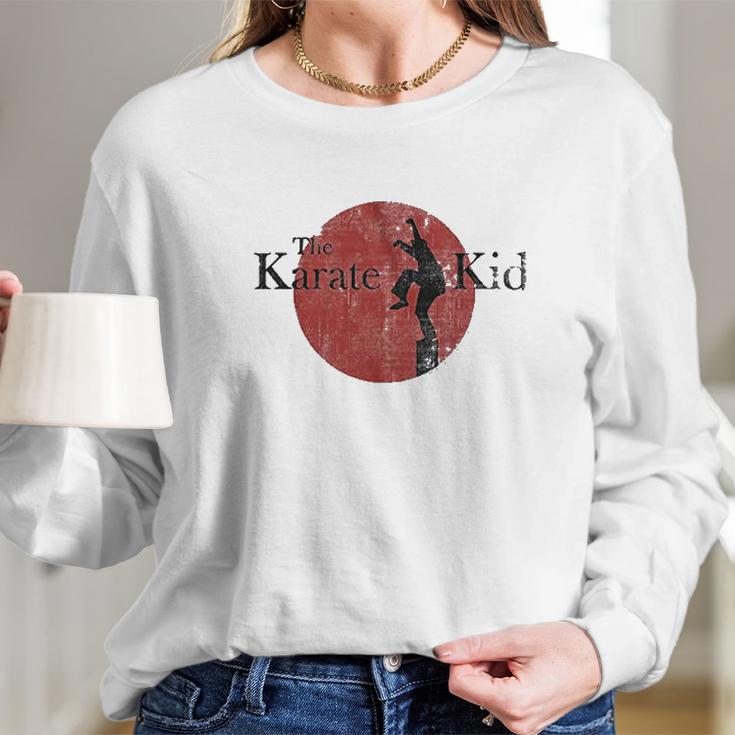 Karate Kid 80S Logo Yellow Long Sleeve T-Shirt Gifts for Her