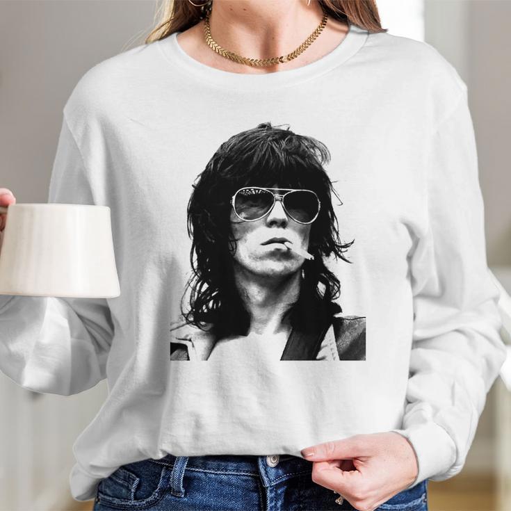 Keith Richards T-Shirt Long Sleeve T-Shirt Gifts for Her