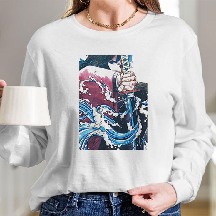 Kimetsu No Yaiba Demon Slayer Long Sleeve T-Shirt Gifts for Her