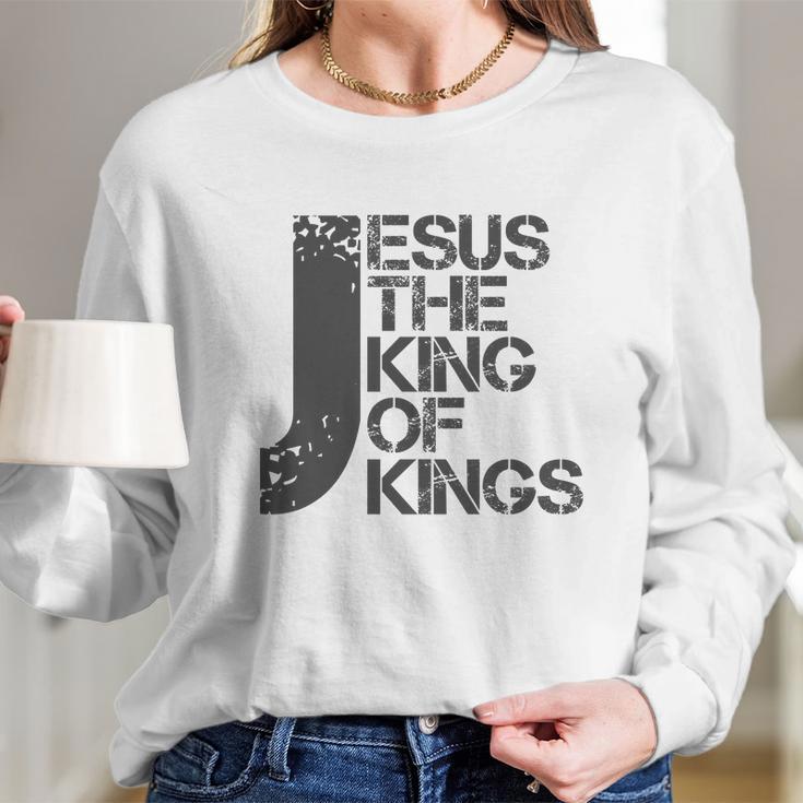 King Of Kings Mens Long Sleeve T-Shirt Gifts for Her