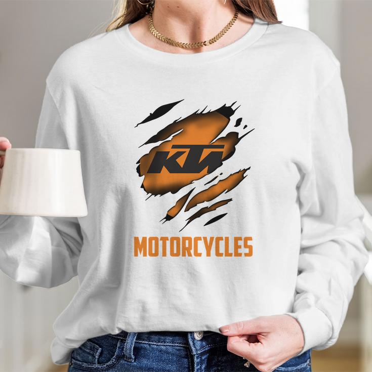 Ktm Motor Long Sleeve T-Shirt Gifts for Her