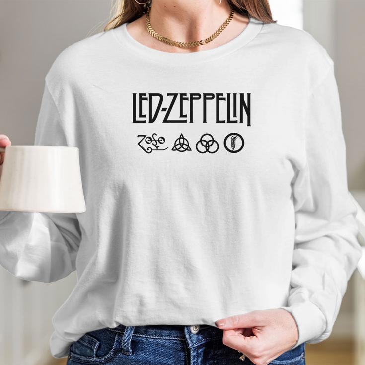 Led Zeppelin Classic Rock Band Legend Long Sleeve T-Shirt Gifts for Her