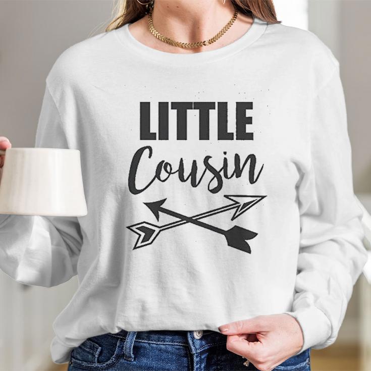 Little Cousin With Arrows Infant Creeper Long Sleeve T-Shirt Gifts for Her