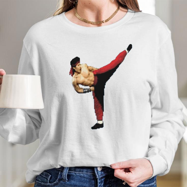 Liu Kang T-Shirt Long Sleeve T-Shirt Gifts for Her