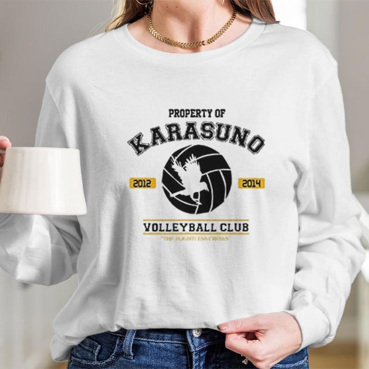 Lovely Haikyuu Karasuno Long Sleeve T-Shirt Gifts for Her