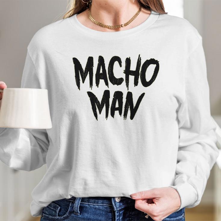 Macho Man 1980 Heavyweight Wrestler Tower Long Sleeve T-Shirt Gifts for Her