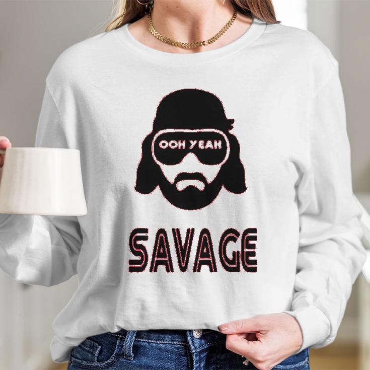 Macho Man Savage Youth Long Sleeve T-Shirt Gifts for Her