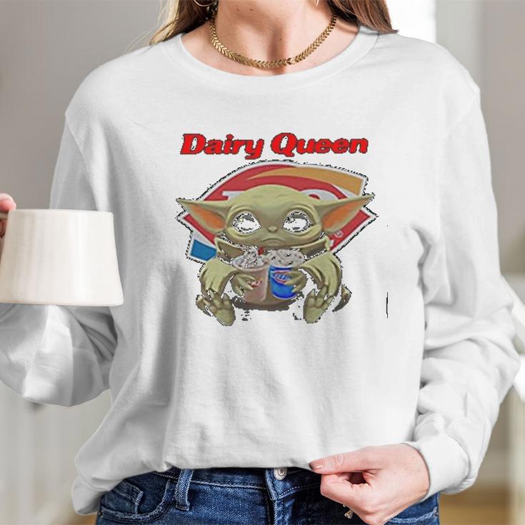 The Mandalorian Dairy Queen Long Sleeve T-Shirt Gifts for Her