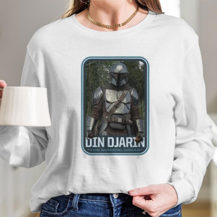 The Mandalorian Din Djarin Long Sleeve T-Shirt Gifts for Her