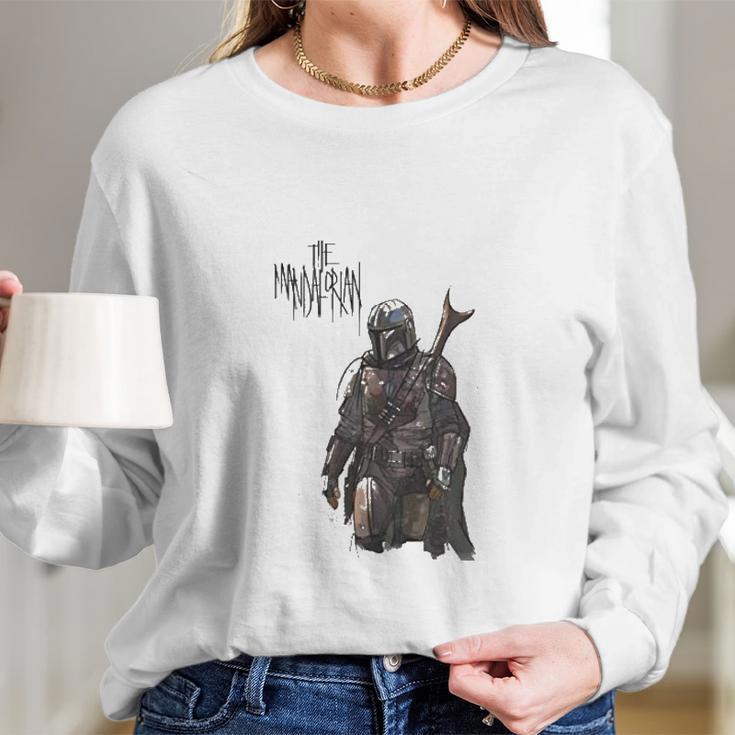 The Mandalorian Gift For Everyone Long Sleeve T-Shirt Gifts for Her