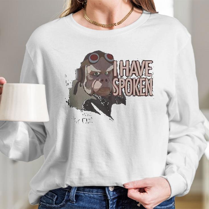 Mandalorian I Have Spoken Saying Long Sleeve T-Shirt Gifts for Her