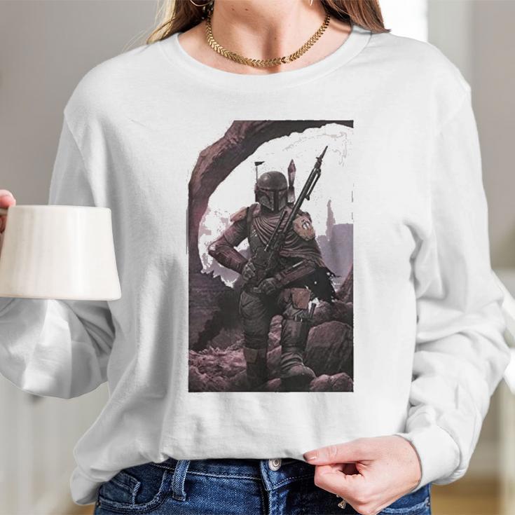 The Mandalorian Unique Style Long Sleeve T-Shirt Gifts for Her