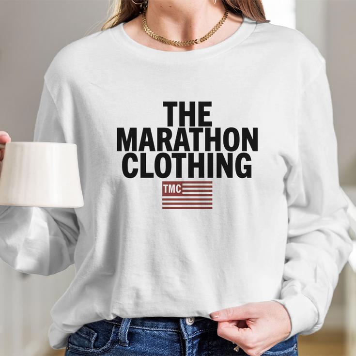 The Marathon Clothing Tmc Rip Nipsey Hussle Long Sleeve T-Shirt Gifts for Her