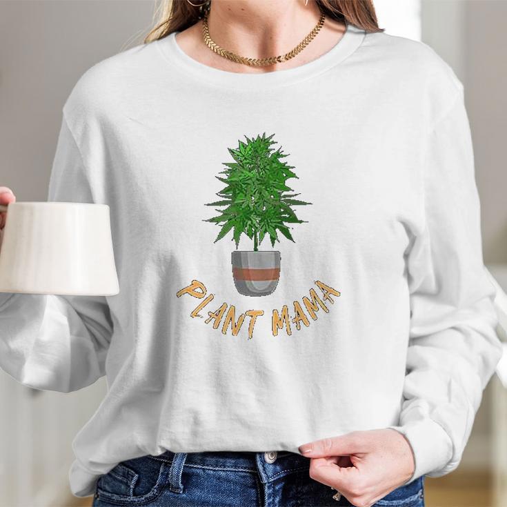 Marijuana Gifts 420 Stoner Funny Graphic Long Sleeve T-Shirt Gifts for Her