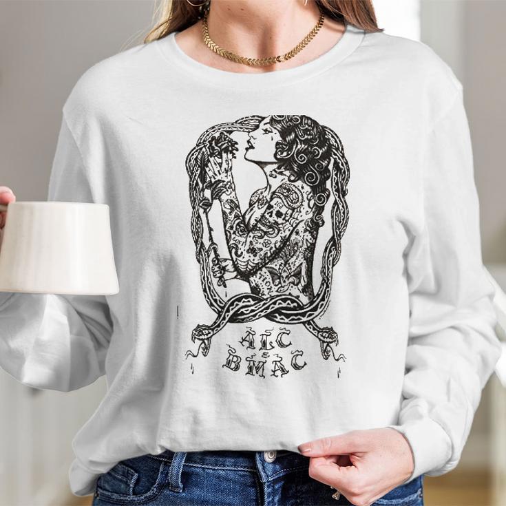 Mens Eve By Jarad Bryant Garden Of Eden Woman Tattoo Long Sleeve T-Shirt Gifts for Her