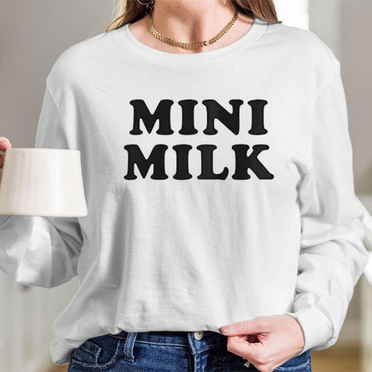 Mini Milk Oppai Anime Gift Long Sleeve T-Shirt Gifts for Her