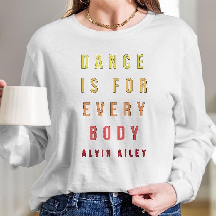 Modern Dance Alvin Ailey Dancer Long Sleeve T-Shirt Gifts for Her