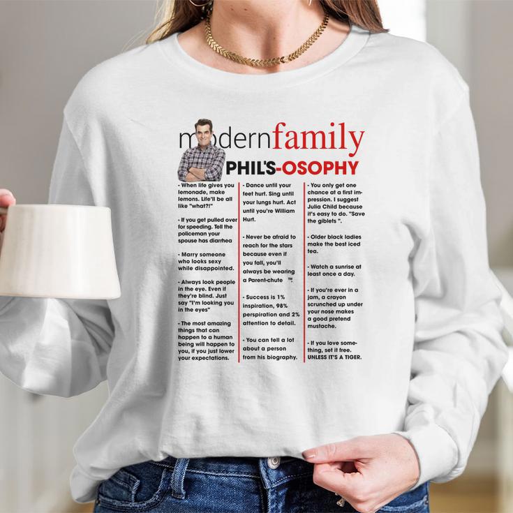 Modern Family Phils-Osophy Long Sleeve T-Shirt Gifts for Her