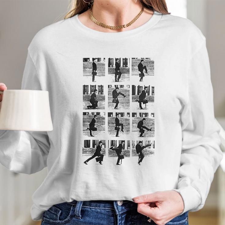 Monty Python Official Silly Walks Long Sleeve T-Shirt Gifts for Her