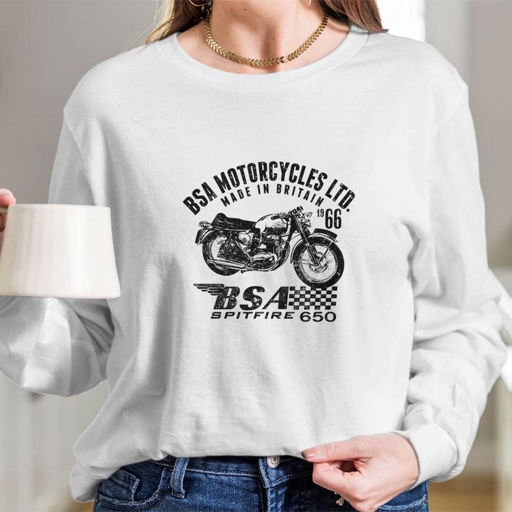 Motorcycle Bsa Long Sleeve T-Shirt Gifts for Her