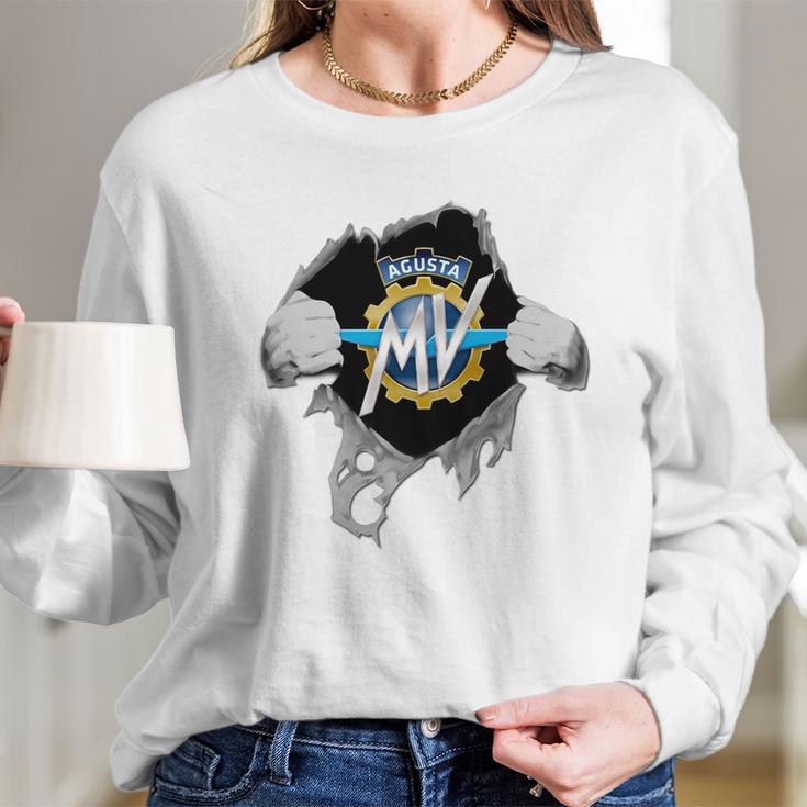 Mv Agusta Logo Long Sleeve T-Shirt Gifts for Her