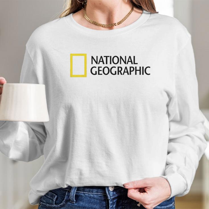 National Geographic Simple Long Sleeve T-Shirt Gifts for Her