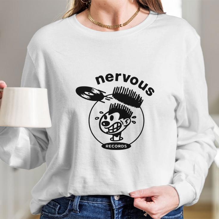 Nervous Records Long Sleeve T-Shirt Gifts for Her